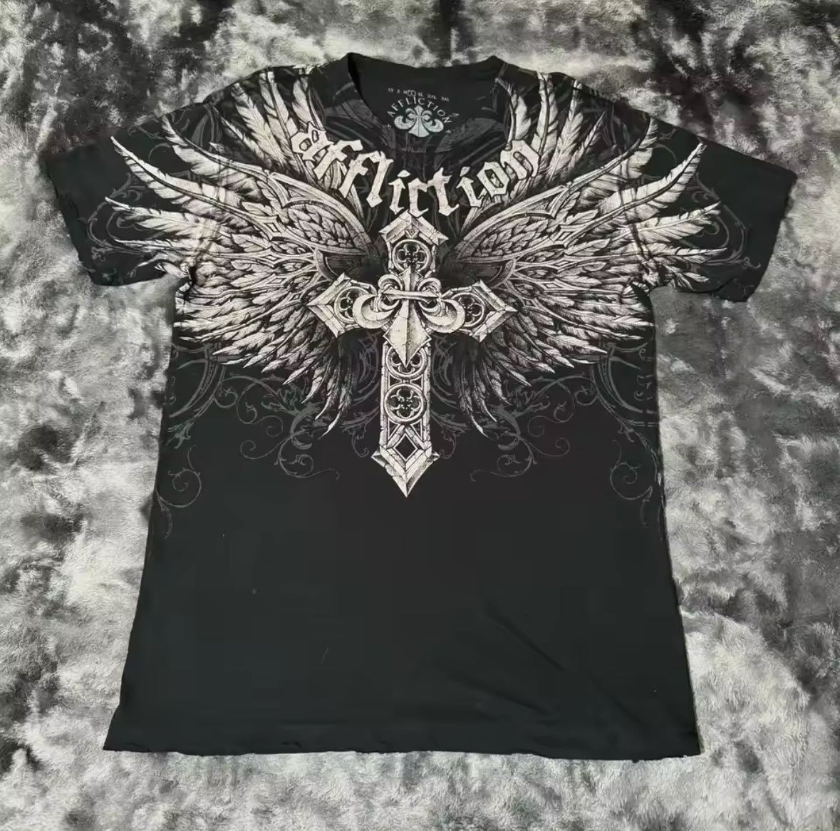Baggy Gothic Cross Tee