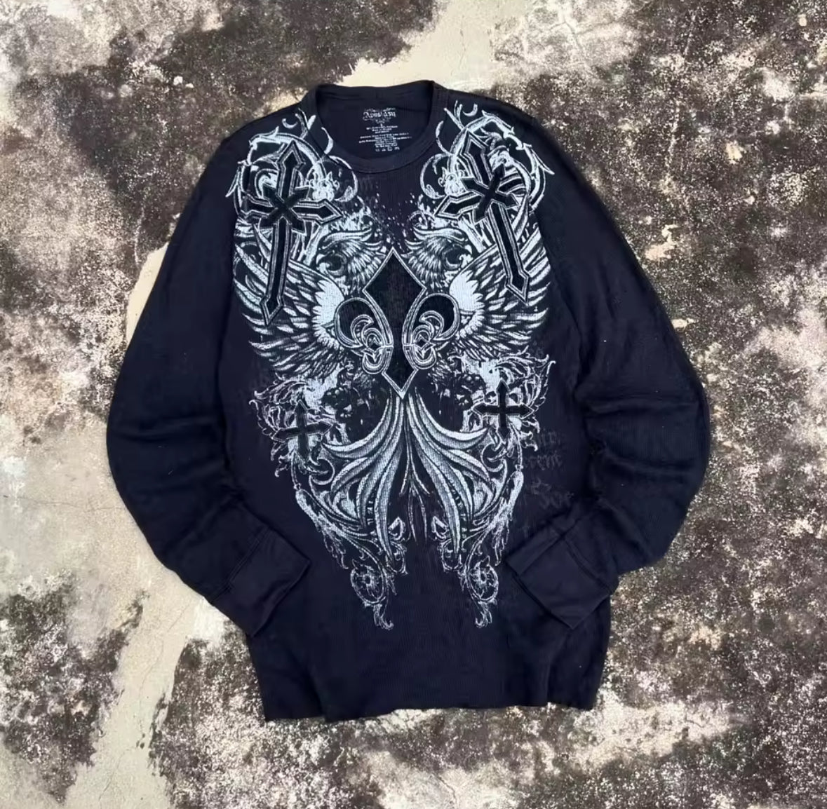 Navy Gothic Long Sleeve