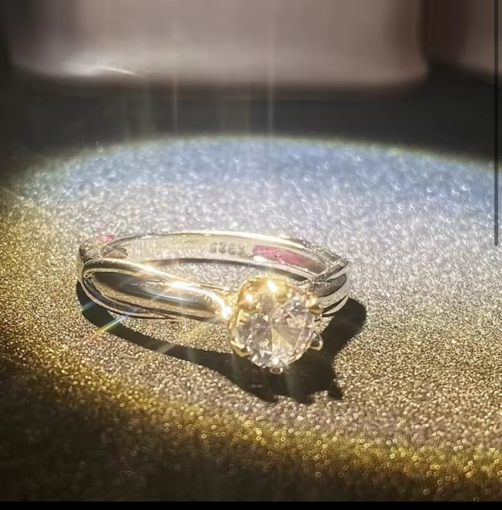 Pure 18K Gold Ring for Women