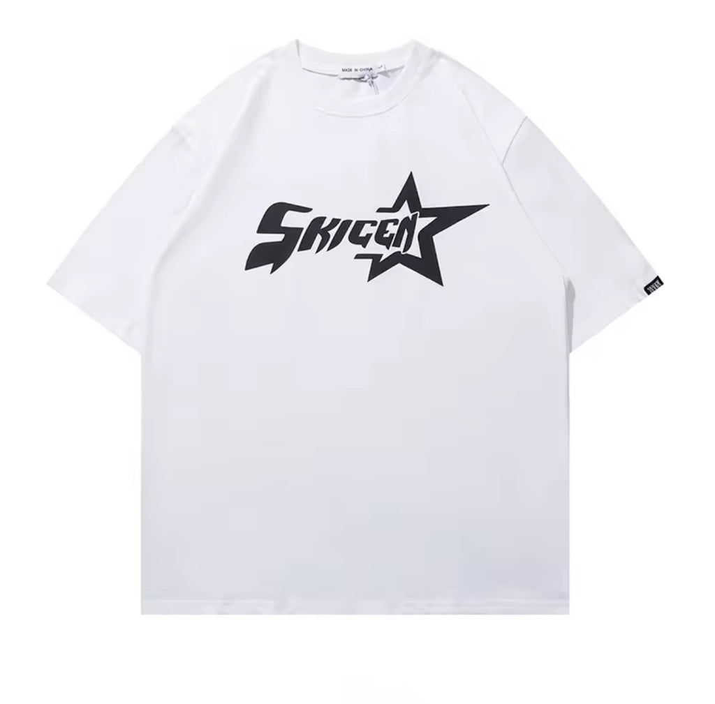 1988 Streetwear Baggy Tee Basic Print