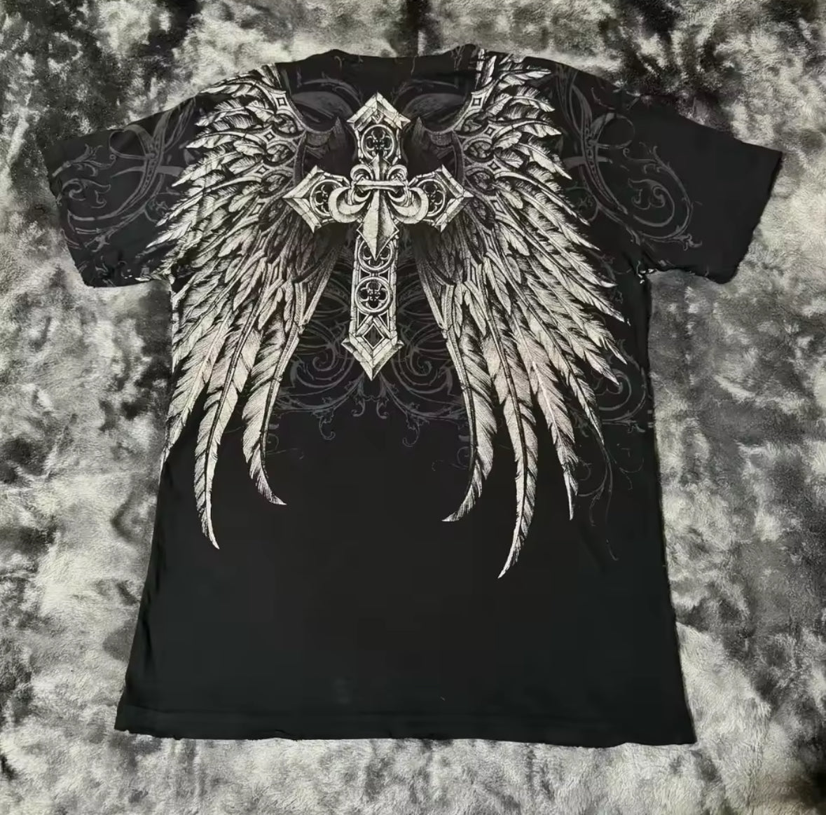 Baggy Gothic Cross Tee