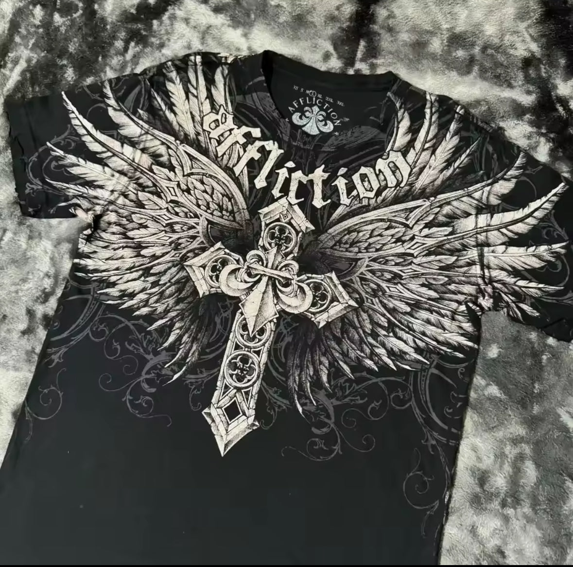 Baggy Gothic Cross Tee