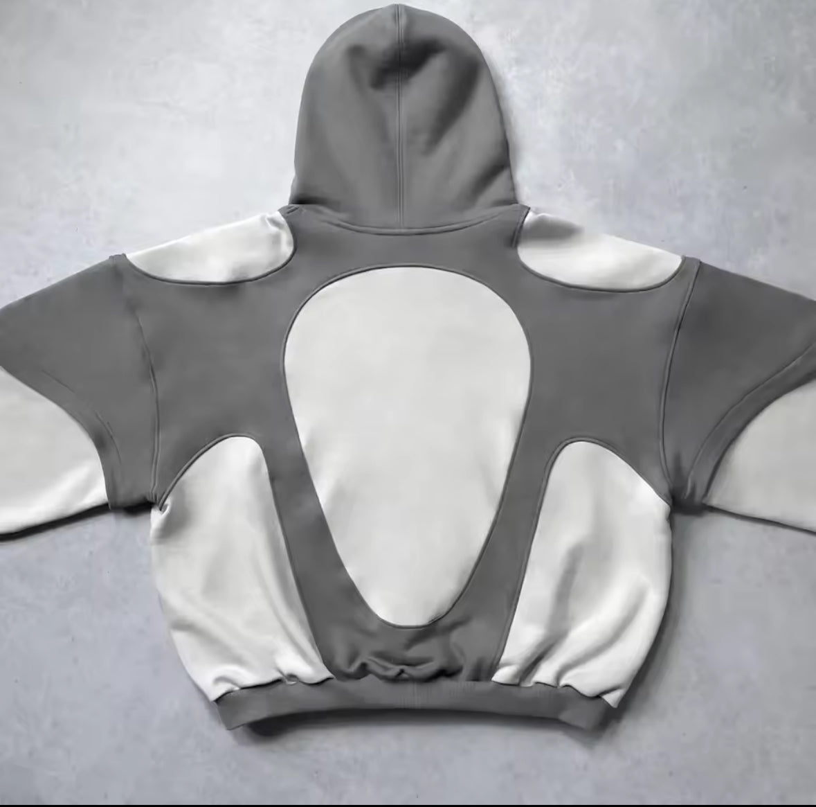 Retro casual Baggy Cropped Hoodie