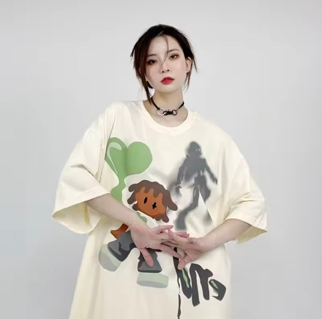 1988 Streetwear Unisex Baggy Tee